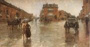 Childe Hassam Rainy Day Germany oil painting artist
